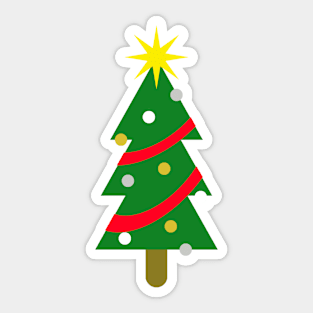 Christmas tree  - skandi style Sticker